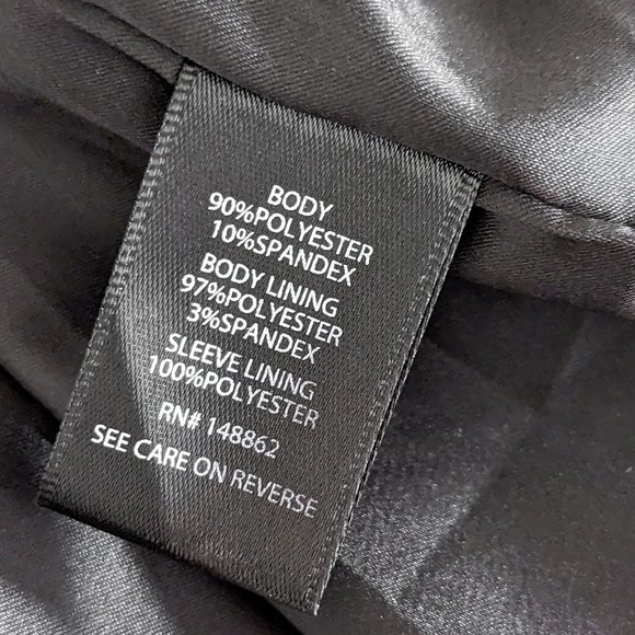 Torrid Black, White And Purple Striped Blazer - Picture 11 of 12